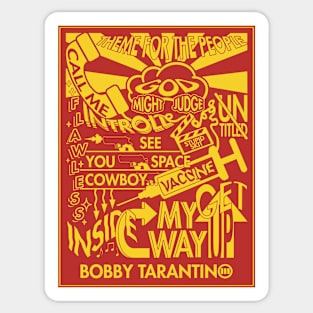 Bobby Tarantino III Poster (Tracklist) - Logic (Bobby Tarantino 3) Sticker